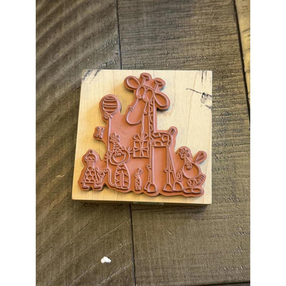 Penny Black Party Animals! 2007 wood block rubber stamp - Picture 6 of 8